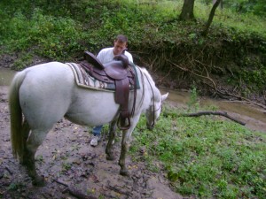 Crossing a Muddy Stream