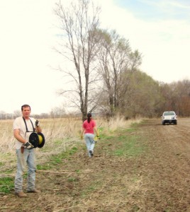 Working on Electric Fencing