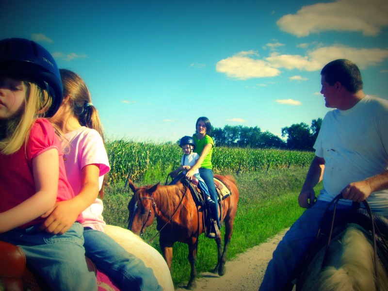 Trail Ride in the Summer