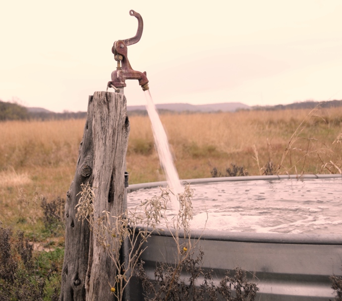 Water Filling Livestock Tank