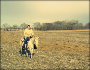 Riding Horseback