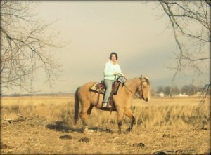 Riding My Buckskin Mare