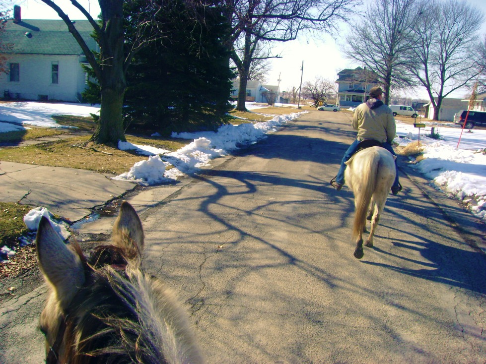 Riding The Horses Through Town