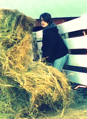 Me Pitching Hay -- One Of My Favorite Chores