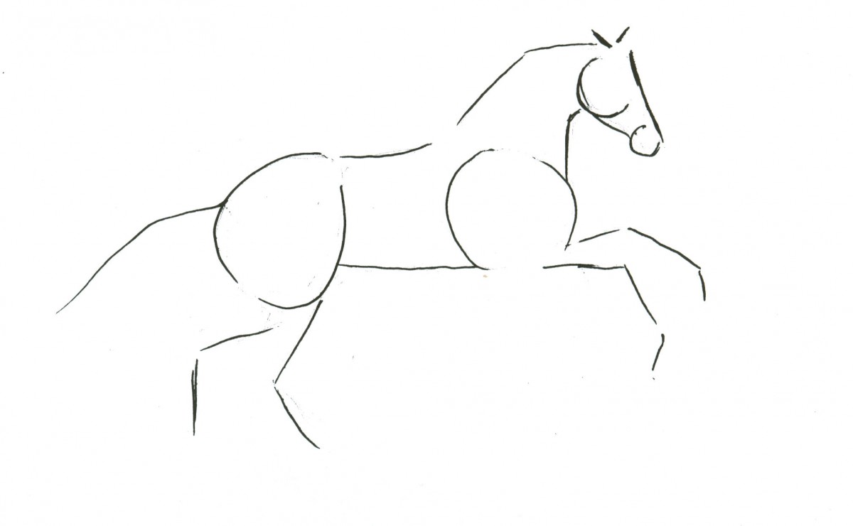 How to Draw a Horse Running