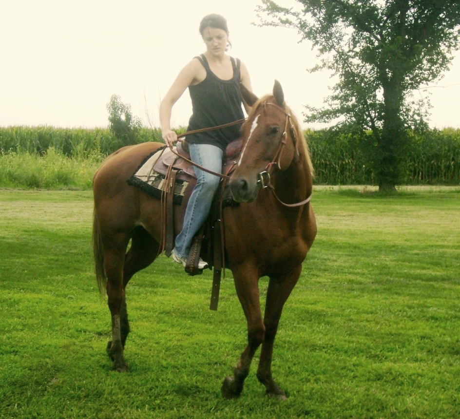 Riding My Mare Daisy