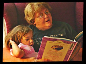 Grandma Reading to Madie