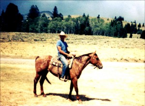 Dad Riding A Colt