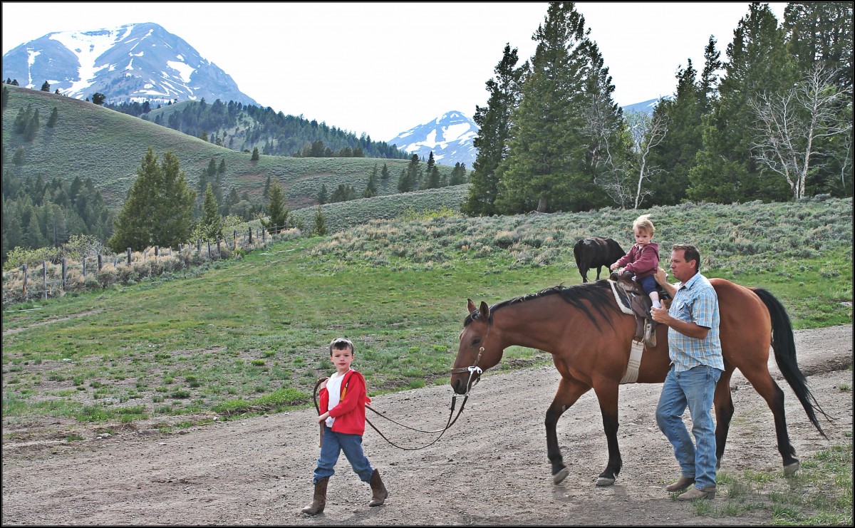 Jack Riding Red In The Mountains