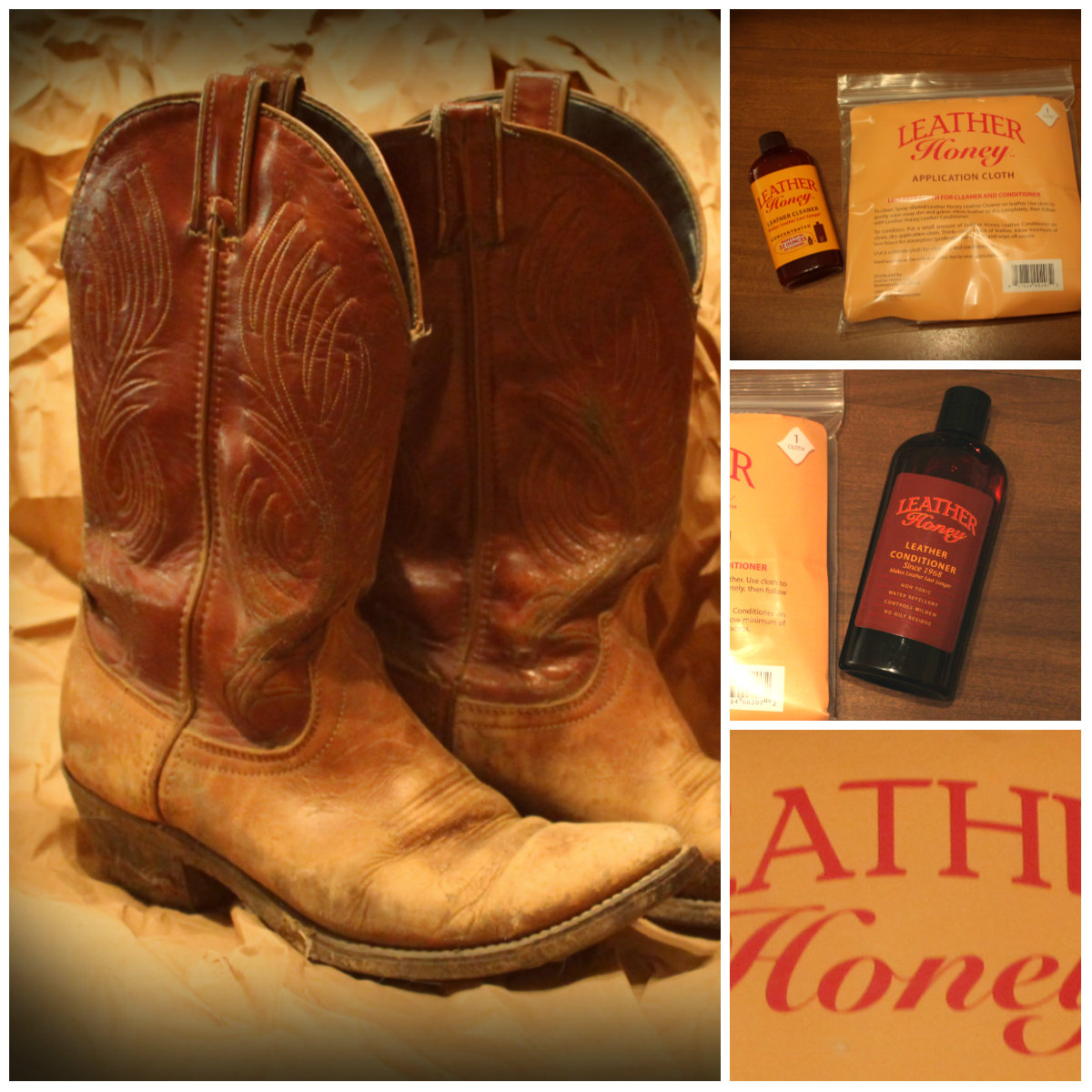 Leather Cleaner for Cowboy Boots – Leather Conditioner – Leather Honey  Products