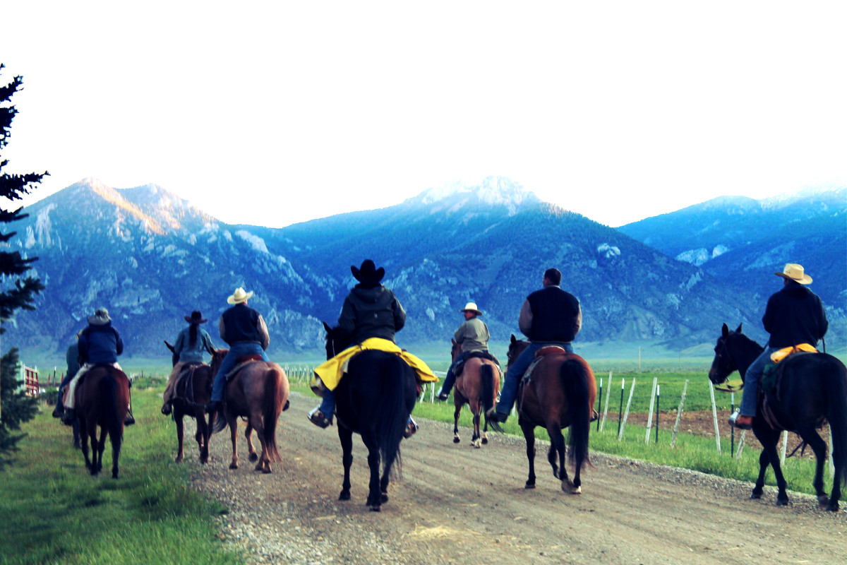 Morning Ride at the Lewis Ranch