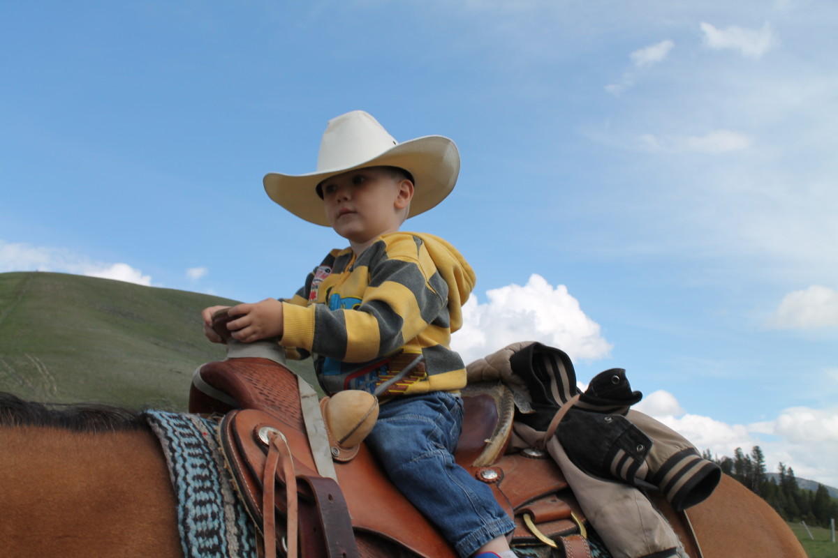 Little Cowboy With A Big Hat