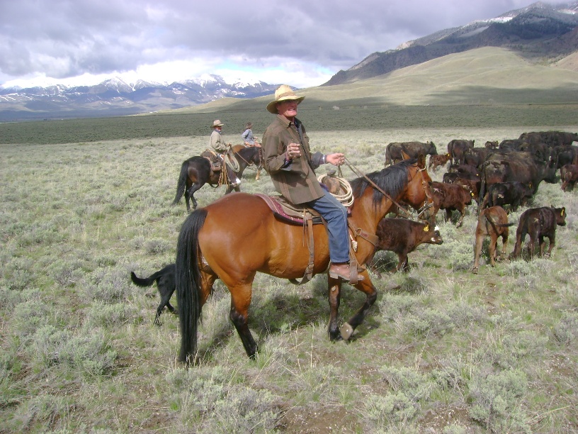 Dad riding Red 2011