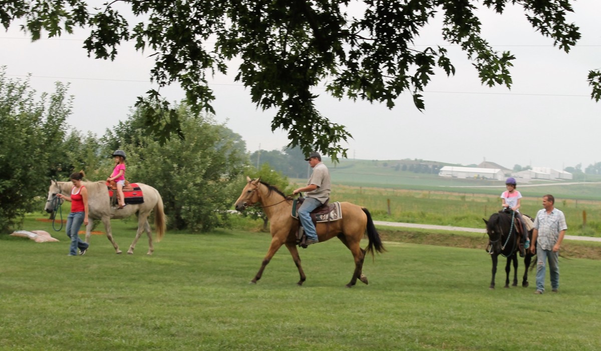 Horseback Riding on July 4