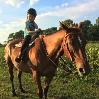 Riding Lessons on Daisy