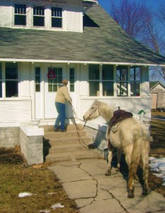 Horseback Riding To Grandma's House