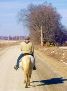 Riding Cricket Back To The Farm