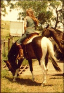 Riding Apache at a Church Picnic Trail Ride