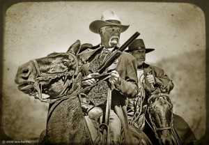 Old West Riding Photo